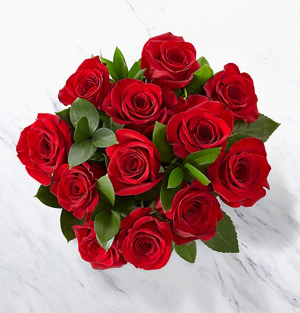 Simply Red Flower Bouquet